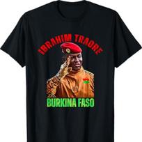 Burkina Faso Ibrahim Traoré Thomas Sankara TShirt Summer Unisex Women Casual Oneck Cotton Graphic T Shirts Outdoors Shortsleev S