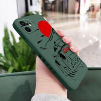 Red Sports Car Phone Case For iPhone 12 11 X XR XS 8 7 SE2 Plus Pro Max Mini Liquid Silicone Cover iPhone 12 tamsiai žalia spalva