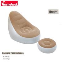 Camebust Foldable Air Bed Inflatable Lazy Sofa Mattress For Home And Outdoor Use Portable Air Mattress Camping Sleeping Mat