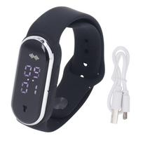 Anti Mosquito Bracelet Watch Silica Gel USB Rechargeable Ultrasonic Mosquito Repellent Bracelet for Outdoor