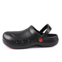 eva non-slip chef men's shoes anti-smash soft, safe and comfortable when simple labor insurance shoes kitchen work shoes women's shoes S 36-37*black