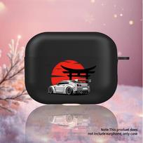 Sports car printed headphone cover for AirPods Pro2/Pro3/Pro anti drop headphone cover for AirPods 4/3/1/2 shock-absorbing AIRPODSPRO3