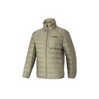 adidas Terrex Logo Printing Outdoor Stay Warm Stand Collar Down Jacket Green Men's HE3687 S