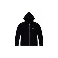 Converse Embroidered Star Chevron Full-Zip Hoodie Asia Sizing 'Black' Men's 10019922-A01 M