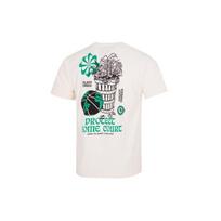 Nike Bonsai Alphabet Casual Printing Short Sleeve White Men's DM1314-901 XXL