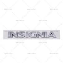 INSIGNIA  Car Rear Trunk Sticker Emblem Accessories sidabras