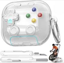Case for AirPods Pro 3 , with security lock and phone stand balta