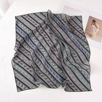 New silk silk scarf 70cm pony print square scarf retro women's silk scarf versatile mulberry silk shawl