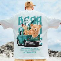 Men's T-Shirt 3d Panda Printed Male Clothing Summer Casual  Bear Short Sleeve Top Loose Oversized T-Shirt Street Tees M balta