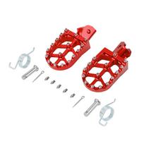 Motorcycle Foot Pegs For Surron Light Bee Talaria Off Road Footrest Pedal Electric Dirt Pit Bike E-Bike Motor Parts Accessories raudona