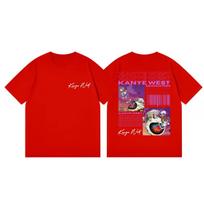 Rapper Kanye West Graduation Album Poster Graphic T Shirts Unisex Women Fashion Hip Hop Tshirts Summer Casual Loose Cotton Tshirt 4XL