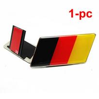 Universalus automobilio lipdukas Vokietijos vėliavos emblemos ženklelio emblema Deutsch buferio priekinių grotelių automatinis lipdukas skirtas Scirocco GOLF 7 Golf 6