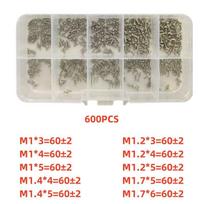 DIY Essentials: 600/1200pc Mini Crosshead Metal Screw Assortment, Self-Tapping, Organized