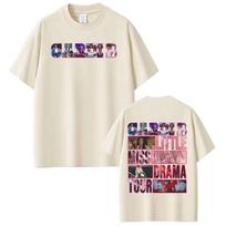 Cardi B Little Miss Drama Tour 2026 Print Tshirt Unisex Women Aesthetic Trend Tshirts Summer Shortsleeved Cotton Casual Tshirts M