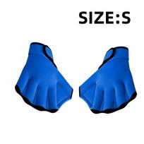 Gloves Designed for Swimming and Water Aerobics, Featuring Webbed Fingers for Enhanced Paddling