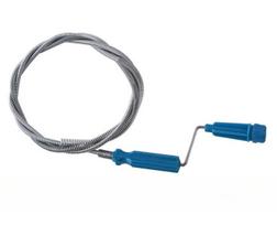 Flexible Steel Pipe Unclogger with Retractable Handle, Labor-Saving Manual Drain Dredging Tool, Portable Home Plumbing Accessory