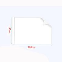 New Electrostatic Whiteboard Sticker Reusable PP Teaching Graffiti Drawing Board Removable Household Erasable Whiteboard