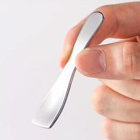 Hypoallergenic Stainless Steel Cosmetic Spatula Portable Skincare Scoop Tool for Facial Cream Eye Cream Taking