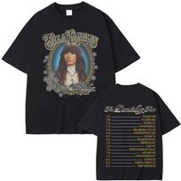 Ella Langley Black Dandelion Tour2026 Tee Summer Fashion High Quality Soft TEE Harajuku pure cotton Casual Grunge Round Neck Tee M