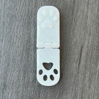 Unique Pet Paw Print Embossing Stamp (1pc), Handmade Art Tool Perfect for Leaf Stamps & Thin Paper, Delicate Special Gift balta