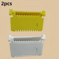2pcs Seam Guide Clip On Sewing Edge Guide Needle Gauge Portable Measuring Tool For Beginners Quilting Crafting Hemming Edge DIY