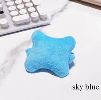 Ergonomic Wrist Rest Mouse Pad with Mini Cushion, Comfortable Hand Support for Office Staff, Reduces Fatigue for Typing dangaus mėlyna spalva