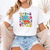 Maths Day T Shirt Kids Preschool Number Day Funny School Tee UK , Calculator A M