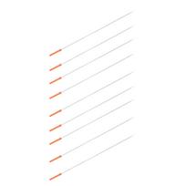 1Set Airbrush Needle Nozzle Set 0.2mm Replacement Parts for 130 470 Airbrush Cleaning Needle Brush Needles China Mainland