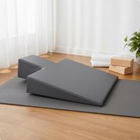 Pilates Reformer Box Wedge Ergonomic Design Block High Density Foam Stretching