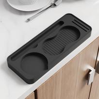 Silicone coffee pressing pad, storage board, powder hammer tray, coffee powder storage pad, coffee machine pad juoda