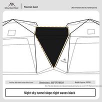 Mountain Guest Quick-Open Dome Tent: Large Multi-Person Outdoor Shelter with Night Sky View, Rainproof, Sunshade & Leisure Comfort