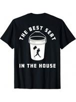 Baseball Bucket Baseball Lover The Best Seat In The House T-Shirt S įvairiaspalvis
