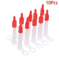 10PCS Universal Spare Silicone Nozzle Sealant Tool Kit Re-sealable Mastic Cartridge Spare Nozzles Screw Cover For Caulking Pipes