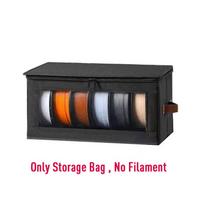 Black Filament Storage Bag 3D Printer Filament Storage Containers 3D Printing Accessories Holder Rack for Home Office Workshop