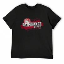 2025 Olympiakos Gate 7 T-Shirt Baggy Shirts Designer Shirts Kawaii Clothes Boys Animal Print unisex Clothing High Quality Tee S įvairiaspalvis