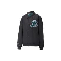 PUMA Team Bomber Button Down Jacket 'Black' Men's 539272-01 S