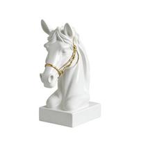 Classic Knight Chess Piece Decorative Sculpture Horse Head Figurine Resin Material for Home Office Desk Display balta