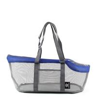 Mesh Breathable Portable Casual Travel Shoulder Slings Kitten Puppy Carrying Transport Bag Foldable Outdoor Pet Cat Dog Carrier mėlyna