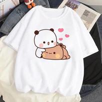 Bubu Dudu Marškinėliai Moterims Kawaii Animacinis Y2k Juokingi Mergaitės Marškinėliai Hip Hop Gatvės Drabužiai Harajuku Mieli Mielas Anime Marškinėliai S