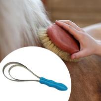 Blade for Removing Animal Hair, Horse Hair Comb with Handle, Accessories, Remover, Double Loop