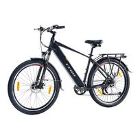 Elektrinis dviratis TTGO M300 27.5  padangos 250W variklis 36V20Ah baterija 25km/h maksimalus greitis 100km maksimalus nuvažiuojamas atstumas sukimo momento jutiklis Shimano 7 pavarų juoda