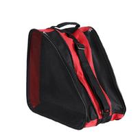 Roller Skates Bag Large Capacity Inline Skates Bag Ice Skates Bag Skate Accessories Ice Skating Bag for Women Man raudona