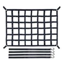 Cargo Bungee Net 4 X 4 Cargo Net For Pickup Truck Bed Heavy Duty Small Bungee Net Mesh Stretches To 12 X 18Compatible With