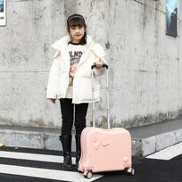OEING Children's Ride-On Suitcase with Combination Lock