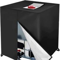 IBC Tote Cover for 1000L Rain Barrel 275 Gallon IBC Container Outdoor Tank, 210D Waterproof Protective Cover for Water Barrel juoda