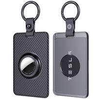 Card Holder for Tesla Key Card with AirTag Slot, Plastic