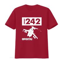 Priekinė 242 Gre Fronta Sraigtasparnio Spausdinimo Marškinėliai Streetwear Stiliui vintage Skalbti dizainerio drabužiai Viršus Kasdieniam Dėvėjimui Kvėpuojantis S