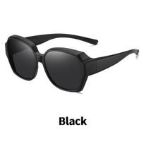 Gentlemen Ladies Vintage Anti-UV Sunglasses Unisex Wear Over Myopia Prescription Eyewear Outdoor Travel Fit Over Sun Glasses for Sports anti-uv