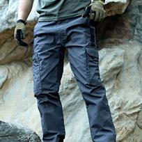 Men's Plus Size Multi-Pocket Straight Leg Pants Casual Sweatpants Pants Scratch Resistant Pants XS