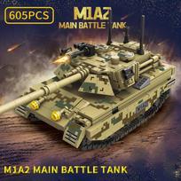 TINSOL New 648PCS Building Block Tank Model Educational Puzzle Toy for Children Building Block Gift Set Building Block Toy Model